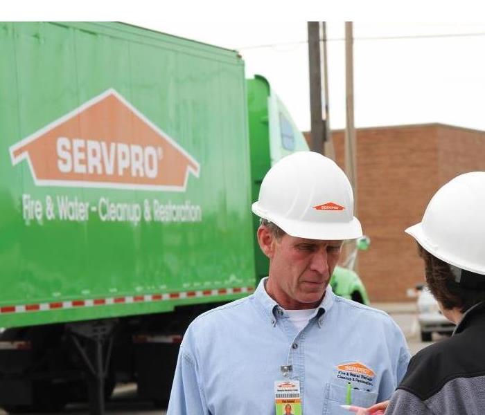 SERVPRO Disaster Team Beginning Work Post-Disaster